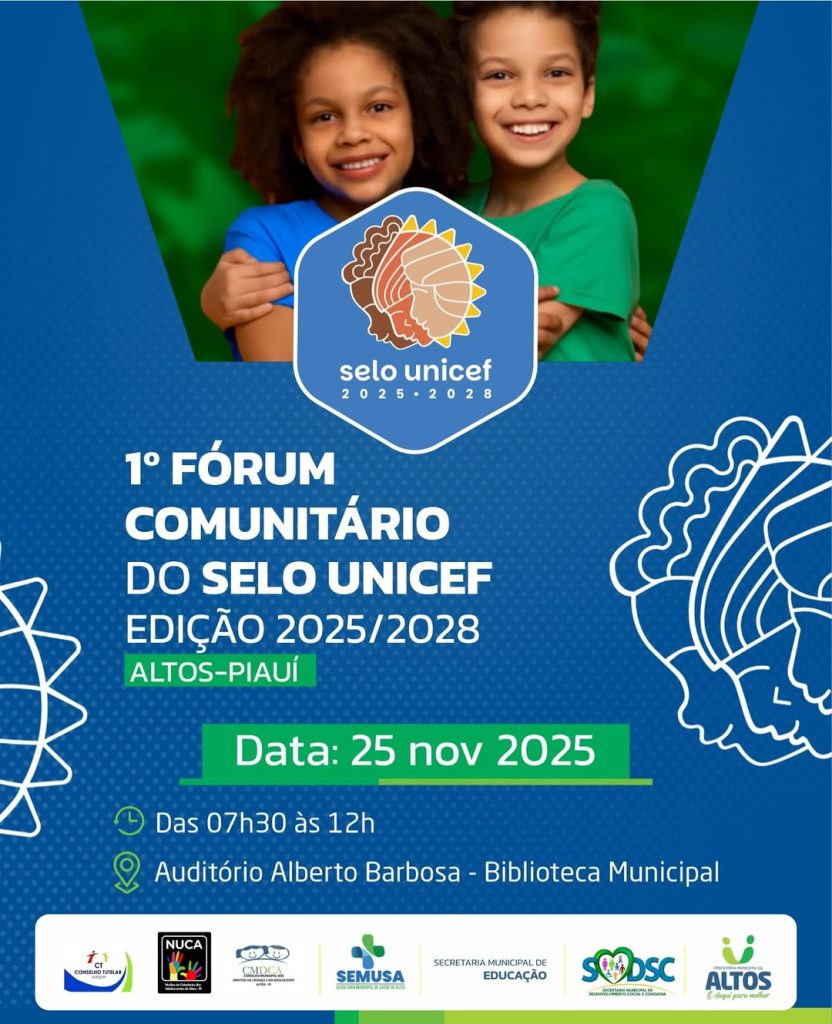 1º Fórum Comunitário do Selo UNICEF – Edição 2025/2028