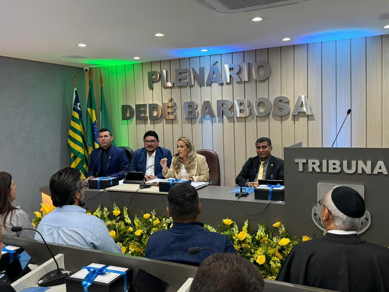 Sessão solene marca início dos trabalhos na Câmara de Altos em 2026